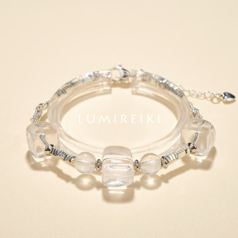 Clear Quartz  Brain Power Bracelet