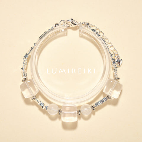 Clear Quartz  Brain Power Bracelet