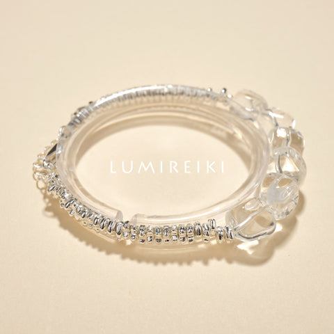 Clear Quartz & Silver Clarity Bracelet