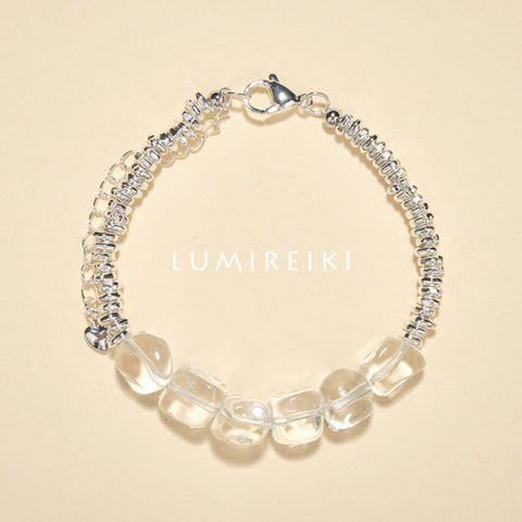 Clear Quartz & Silver Clarity Bracelet