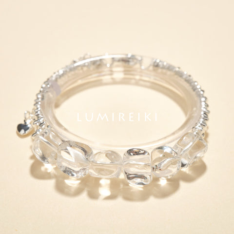 Clear Quartz & Silver Clarity Bracelet