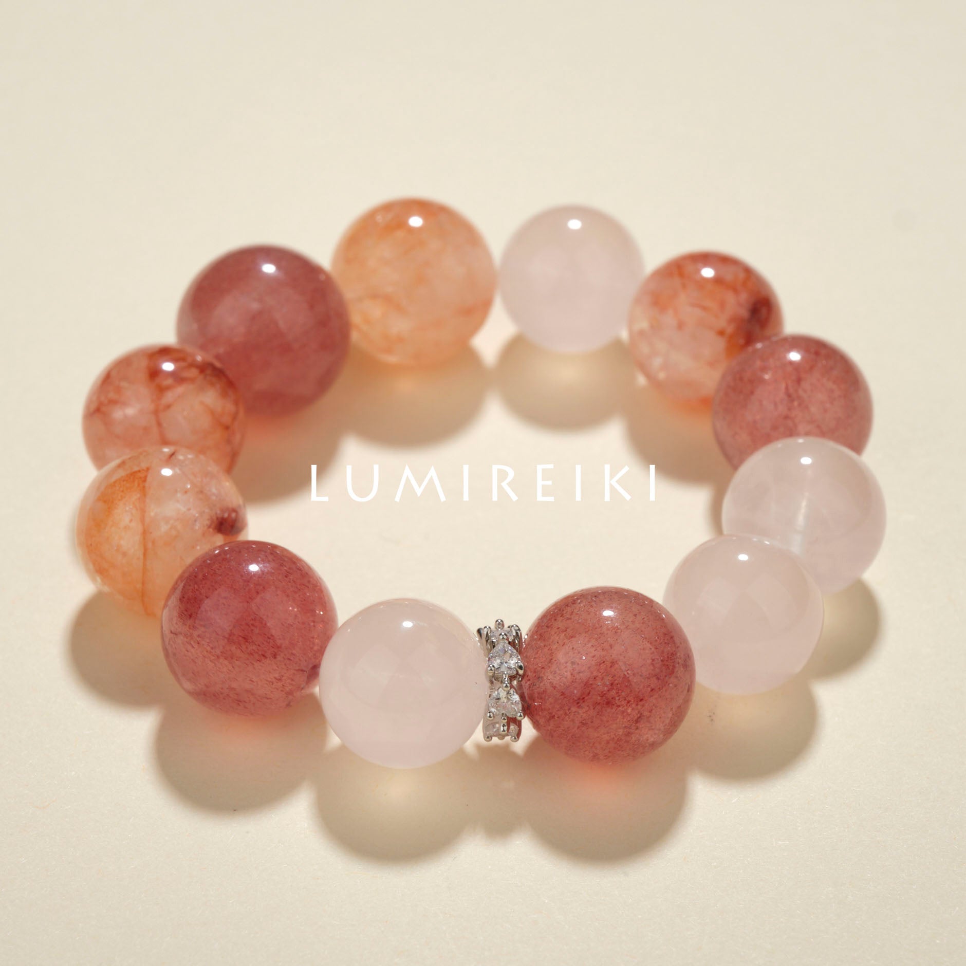 Clear Quartz Crystal Bead | Master Healer for Energy Purification & Focus