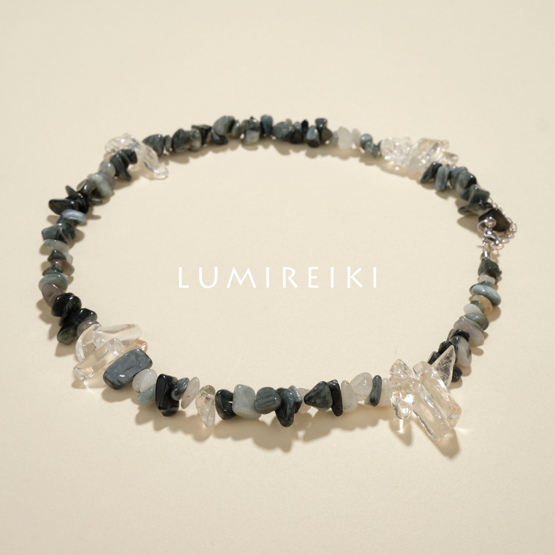 Lumi Reiki White Crystal Close - up - King of Crystals for Negative Energy Cleansing and Mental Clarity