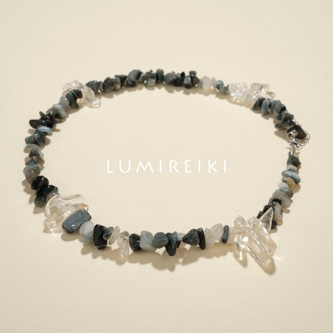 Lumi Reiki White Crystal Close - up - King of Crystals for Negative Energy Cleansing and Mental Clarity