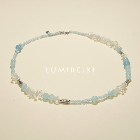Aquamarine Throat Chakra Bracelet
