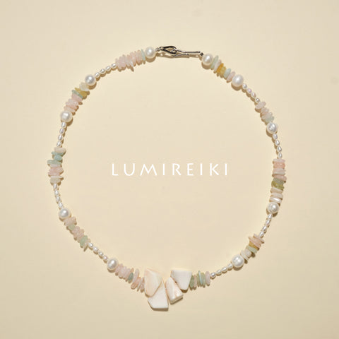 White Shell Serenity Necklace