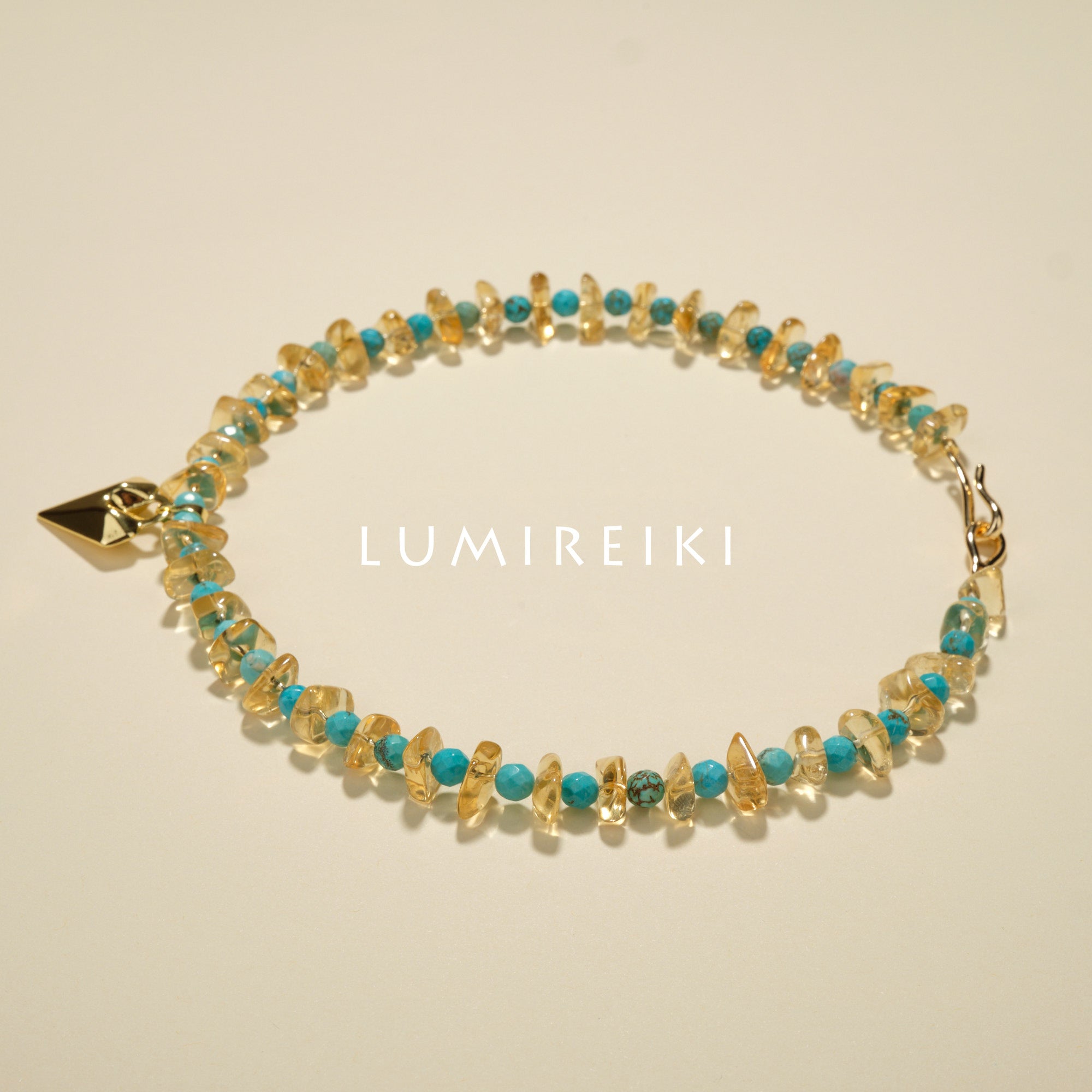 Natural Citrine Crystal Bead | Stone of Prosperity to Attract Wealth & Confidence