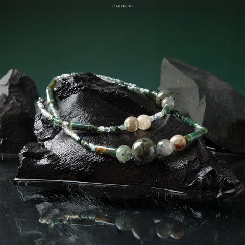 Ghost Crystal  Necklace