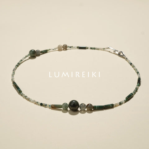 Ghost Crystal  Necklace