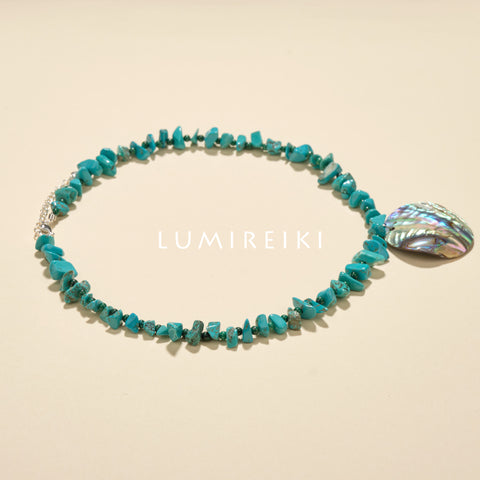 Turquoise & Emerald Courage Necklace