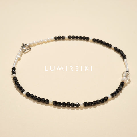 Black Onyx Pearl Necklace
