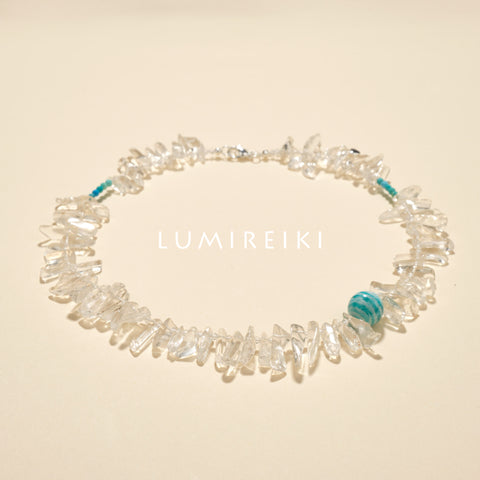 Clear Quartz & Amazonite Clarity Bracelet