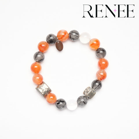 Orange Flame Gray Shadow
