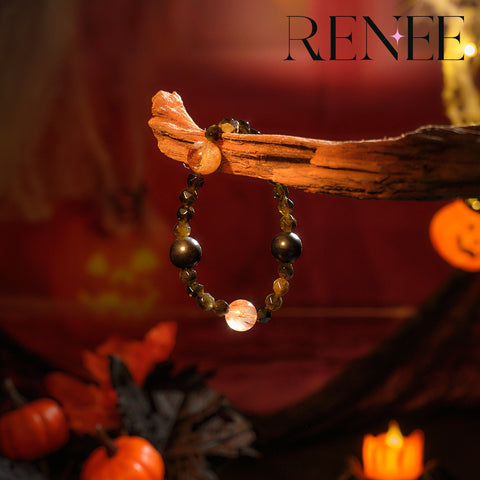 Will-O-Wisp Black Crystal Bracelet