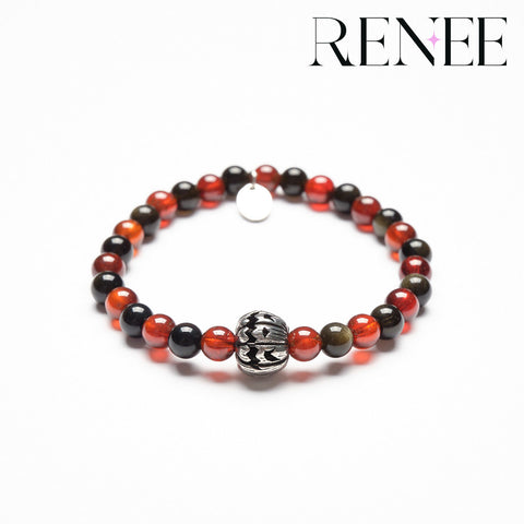 Blood Crystal Pumpkin Bracelet