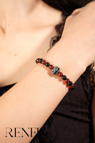Blood Crystal Pumpkin Bracelet