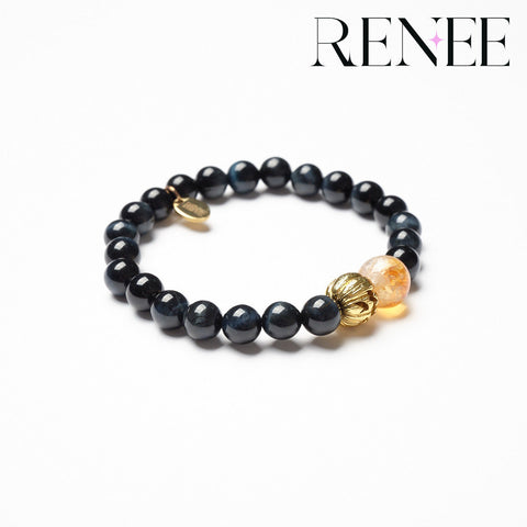 Black Gold Pumpkin Spell Bracelet