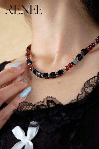 Red and Black-Necklace