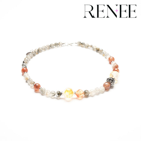 Colorful Crystal Bead Necklace