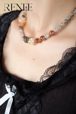 Colorful Crystal Bead Necklace