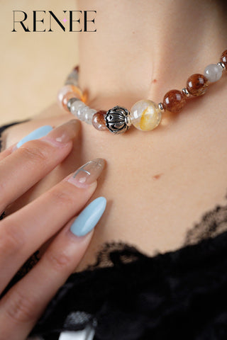 Colorful Crystal Bead Necklace